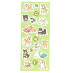  японская бумага наклейка . собака сделано в Японии собака рисунок чёрный . чай газонная трава собака смешанные товары 