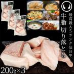 仙台牛 A5ランク 牛脂 切り落とし 600g (200gx3) [ブランド牛 脂 脂 脂身 ヘット 炒め油 揚げ油 ジューシー ハンバーグのタネ 簡易包装 名物 ご当地]