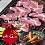 ショッピング焼肉 焼肉セット 肉 焼肉 ボーノポークぎふ バーベキューセット バーベキュー 約4〜5人前 かたロース ロース ばら肉 ポークウインナー