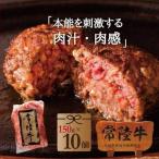 ハンバーグ 冷凍 お取り寄せ セット 無添加 牛肉 常陸牛 150g 10個入り 自宅用 お試し ブランド牛 国産 和牛 黒毛和牛 誕生日 プレゼント