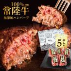 ハンバーグ お中元 2024 ギフト 冷凍 父の日 プレゼント 食べ物 内祝い 牛肉 常陸牛ハンバーグ 5個入 化粧箱 レシピ 黒毛和牛 お返し 誕生日 お祝い お取り寄せ