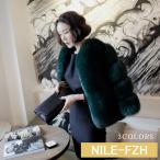 ファーコート レディース 毛皮コート フォックス ショットコート おしゃれ 上着 暖かい 秋冬 防寒　お洒落　レディースファッション