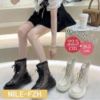 サマーブーツ サンダル レディース 夏 秋 美脚 メッシュ PU 太ヒール 通気 ショート丈 カジュアル 歩きやすい 疲れない おしゃれ 大人 新作 春コーデ