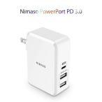 USB C 急速充電器 USB A 充電器 PD 3.0 【 PSE認定 3ポート 1 TYPE-C & 2 USB-A  45W 4.2A 】 iPhone / iPad / Android / Nintendo 各種機種対応 NIMASO