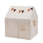 再入荷!【NINEHILLSキッズテントHOME】ホーム 知恵遊び プレゼント 遊具 コットン100% 木製 室内 キッズコーナー 秘密基地 ナチュラル