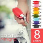 『クリックポストOK!』BEST LOADING HAND MADE Colorful Minigrip ハンドメイド おしゃれ 本革 カラフル カメラミニハンドグリップ 8colors