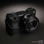 TP Original Leather Camera Body Case for SONY α6400 α6100 Black ソニー 本革 レザー カメラケース EZ Series TB06A64-BK