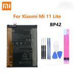 純正同等新品 Xiaomi Mi 11 Lite 5G バッテリー BP42 M2101K9R携帯電話のバッテリー 電池パック交換 内蔵battery 修理工具付き