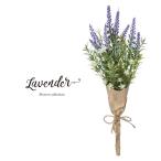 観葉植物 フェイクグリーン 人工観葉植物 ラベンダー ブーケ 造花 おしゃれ 店舗装飾 小型 フェイク グリーン インテリア 38.5cm 屋外