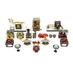 アウトレット品 雛人形 道具単品 30号 雛道具9点セット 前盛 唐草 手作り木製品 25a-ya-0336