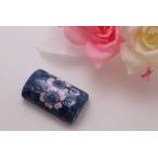 有田焼帯留染錦桜筒型