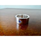 仁尾彫金『一つ星3mmサファイヤ、幅