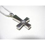 仁尾彫金『一つ星ダイヤ逆十字クロ