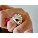 仁尾彫金『クラウン甲丸リング』ハ