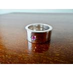 仁尾彫金『一つ星２.７mmピンクスピ