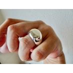 仁尾彫金『丸の印台リング、磨き』