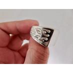 仁尾彫金『ファイヤーパターン印台