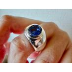 仁尾彫金『オーバルカット合成ブル