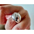 仁尾彫金『スター甲丸リング』ハン