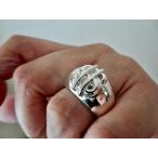 仁尾彫金『ドルマーク甲丸リング』