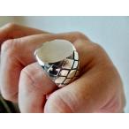 仁尾彫金『パイソン楕円の印台リン