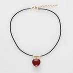 Yahoo! Yahoo!ショッピング(ヤフー ショッピング)ハートネックレス　藤八屋　石川県　漆と麻布と地の粉を粘土細工のようにこねて作ったハート型に真っ赤な漆を塗り、仕上げました。 送料無料 ポイント消化