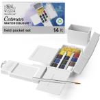 Winsor &amp; Newton wing The -&amp; новый тонн акварель краситель раскладушка man вода цвет поле карман комплект половина хлеб 12 -цветный набор 1