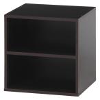  не 2 торговля (Fujiboeki) кубическая коробка 2 уровень ширина 34.5× глубина 29.5× высота 34.5cm Brown место хранения цвет box комбинация свободный 8