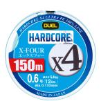 DUEL( Duel ) HARDCORE( твердый core ) PE линия 0.6 номер HARDCORE X4 150m 0.6 номер MG Mill ключ зеленый H32