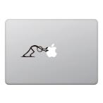 ka Индия магазин MacBook Air/Pro MacBook стикер наклейка человек кнопка PUSH черный M542