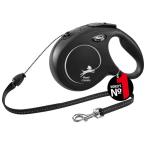  гибкий (flexi) новый Classic код M(20kg не достиг ) 8m черный [ собачий поводок ]