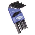 HEX KEY SET SHORT 9 PCS (10509) hex ключ комплект Short MM 9шт.@JHW10509