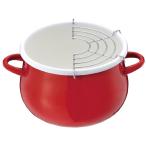  жемчуг металл маленький Cook сигнал low небо .. кастрюля 16cm красный HB-1678