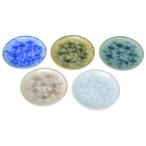  Kyoyaki Shimizu .... обжиг в печи .. тарелка .(5 позиций комплект ) цветок кристалл kta369