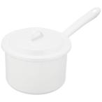 ni... инструмент Noda эмаль кастрюля с одной ручкой кастрюля крышка есть IH соответствует сделано в Японии белый 14cm YN-S14
