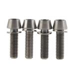 Dingtai titanium сплав. велосипед тормоз тормоз конус колпак болт M6x18 /20mm 4 шт. входит (M6x20mm, titanium цвет )