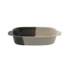 minoruba( рубец ruba) тарелка для запеканок длина угол bai цвет жаростойкий тарелка угол тарелка Cafe посуда ( серый )