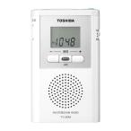 TOSHIBA ( Toshiba ) радио TY-SPR4(W) визитная карточка размер карман радио цифровой тюнер широкий FM LED свет авто скан pli