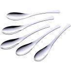  внизу ... ложка sa.....5 шт. комплект [ сделано в Японии ] посудомоечная машина соответствует тонкий . еда .... сверкающий. зеркало отделка общая длина 19.2cm..pi черновой stain 