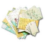  негодный версия море map письмо комплект канцелярские товары море map бумага для писем * море map конверт имеется A5 размер 