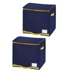  восток мир промышленность futon место хранения темно-синий примерно 36×40×35cm compact super место хранения Alpha перья futon полки сверху для 2 шт. комплект 