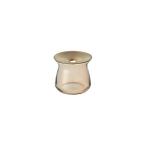 KINTO ( gold to-) ваза для цветов LUNA основа 80x70mm Brown 20332