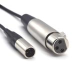 SiYear Mini XLR мужской -XLR женский штекер микрофонный кабель Blackmagic Pocket 4K камера видео assist 4K,Mini 3