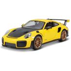  Maisto 1/24 Porsche 911 GT2 RS Maisto 2018 Porsche 911 GT2 RS гонки спорт машина литье под давлением ka