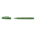  Pentel кисть Touch фломастер SES15C-D2 оливковый зеленый 10шт.