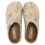 村田屋産業 フローラルダナソフトスリッポン Beige 24.0cm 2367
