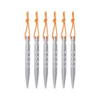 Boundless Voyage V type titanium сплав колок 16.5cm 6 шт. комплект отражающий трос имеется палатка колок супер-легкий крепкий . кемпинг колок палатка для 