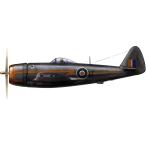  Platz 1/144 второй следующий мир большой битва Англия ВВС истребитель Thunderbolt Mk.II Bubble верх 2 машина комплект пластиковая модель PDR-25