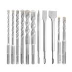 Daskuchi дрель chizeru заряжающийся ударная дрель SDS плюс 11 шт. комплект 6/8/10/12/14/16mm высота твердость сплав дрель Diy. использование 