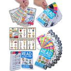 【 Femtos 】フォニックスカード フラッシュカード 英語 フォニックス 発音 アルファベット 2種セット(156単語 : 26枚＋107語幹：6